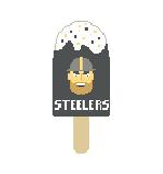 SH794 Pittsburgh Steelers Dream Bar 2.75 x 4 18 Mesh Kathy Schenkel Designs