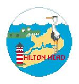 BT661 Hilton Head Round 4" diameter 18 Mesh Kathy Schenkel Designs