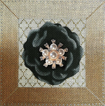 114a Black Jewel Bling square 5x5 18 Mesh Lani Enterprises