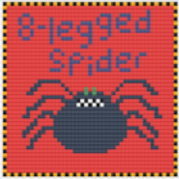 BF825 8-Legged Spider 3.5x3.5 13 Mesh Birds Of A Feather