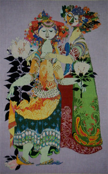 300 Sheherezade & Donizade	25x39	13m tan Mesh Tapestry Fair