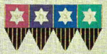 549	Jeweled Dreidel	3"h		 18 Mesh Tapestry Fair