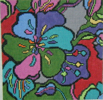 534	 Fiesta Floral	8x8	13 Mesh Tapestry Fair
