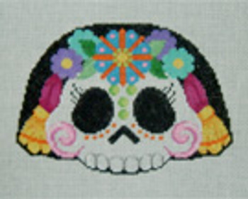 1088A - Sugar Skull Mask-Lucia	5 x 5  18 Mesh Tapestry Fair