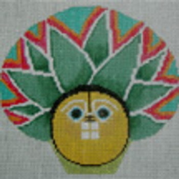 1086 B -  Cactus Cutie- Agave 5x5	 18 Mesh Tapestry Fair