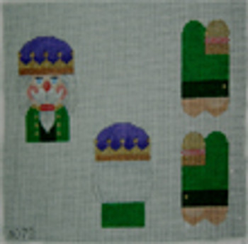 1073	Nutcracker Ornament Topper 18  Mesh Tapestry Fair