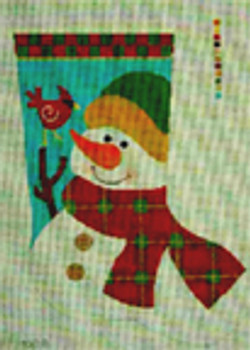 1038	Primitive Snowman Stocking	19.5h	13  Mesh Tapestry Fair Model Pictured