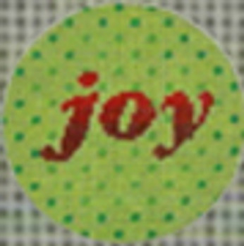 1020	JOY Ornament - dots	4.25d	13  Mesh Tapestry Fair