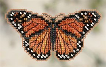 MH182105 Mill Hill Seasonal Ornament Kit Monarch Butterfly (2012)