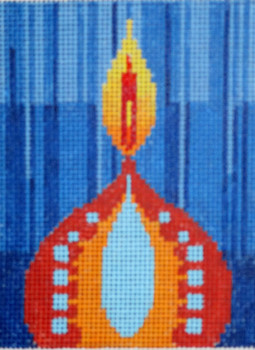 3003	A-Chanukah Light-orange	3x4		18  Mesh Tapestry Fair