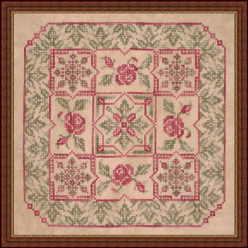 57 Bagatelle 117 w x 117 h, all whole stitches Whispered by the Wind, LLC