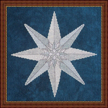 73 Mighty Sun & Eastern Star 127 w x 127 h Each all whole stitches Whispered by the Wind, LLC