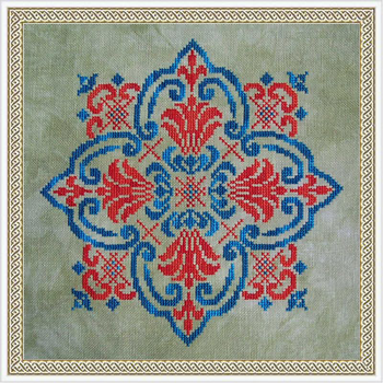 84 Calypso 113 w x 113 h whole stitches Whispered by the Wind, LLC