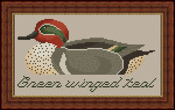 DC-02 Green winged teal 119 w x 63 h Whispered by the Wind, LLC