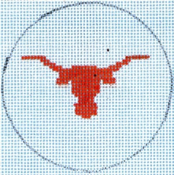 FL-104te Flask - University of Texas 3" Round 18 Mesh Meredith Collection