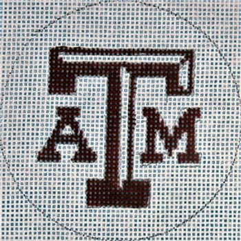 FL-104t Flask - Texas A&M 3" Round 18 Mesh The Meredith Collection