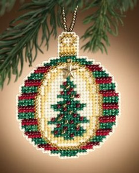 MH161301 Mill Hill Charmed Ornament Kit Golden Tannenbaum (2011)