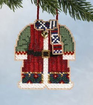 MH166305 Mill Hill Charmed Ornament Kit Santa's Coat (2006)
