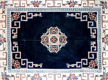 R-6 Chinese Floral 43 x 58 10 Mesh Rug The Meredith Collection