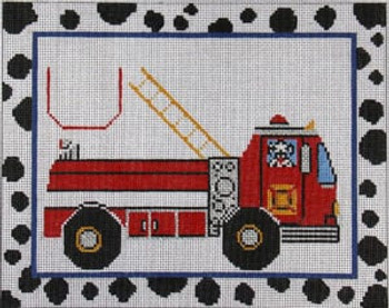 S-157 Tooth Fairy - Fire Truck 7 x 9 18 Mesh SIGN The Meredith Collection