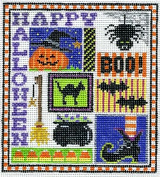 T-2h Halloween Sampler 4 1/2 x 5 18 Mesh The Meredith Collection