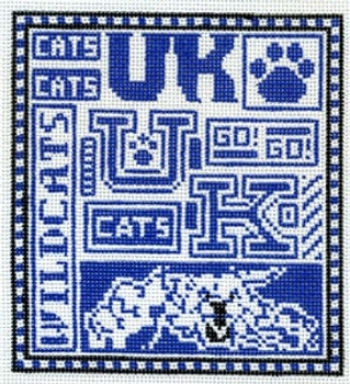 T-40k Kentucky Wildcats 4 1/2 x 5 18 Mesh The Meredith Collection