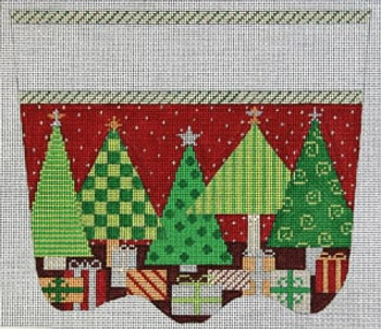 XC-20 Oh Christmas Tree 13 Mesh CHRISTMAS STOCKING CUFF The Meredith Collection