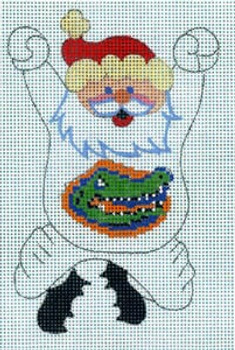 XO-110fl Cheering Santa - U of Florida 18 Mesh The Meredith Collection