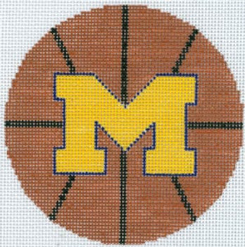 XO-150mi Basketball- University of Michigan 4x4 18 Mesh The Meredith Collection