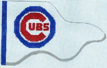 XO-152cc Pennant - Chicago Cubs 18 Mesh 6 1/4 inches by 4 inches The Meredith Collection