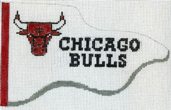 XO-152bu Pennant-Chicago Bulls 18 Mesh 6 1/4 inches by 4 inches The Meredith Collection