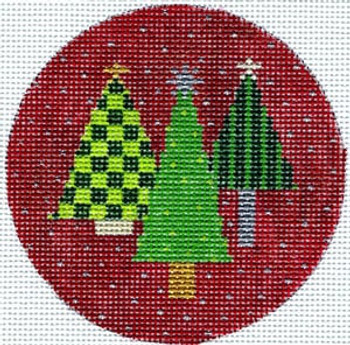 XO-172j Oh Christmas Tree 5" Round 13 Mesh The Meredith Collection