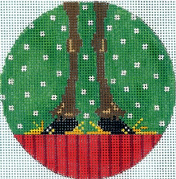 XO-174c Rudolph Hooves 5" Round 13 Mesh The Meredith Collection