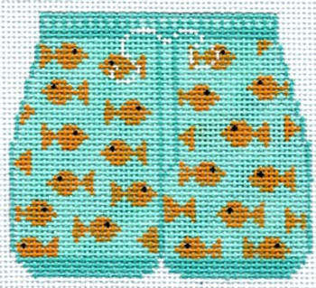 XO-178f Fish Bowl Trunks 3 x 3 1/2 18  Mesh The Meredith Collection