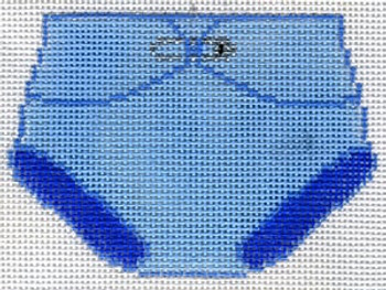 XO-182b Diaper - Blue 18 Mesh The Meredith Collection