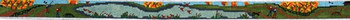 97 Duck Hunt Scene 1 1/8"  18 Mesh Belt The Meredith Collection 38.5 inches