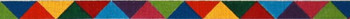 116a Colored Triangles - Multicolored 1 1/8" 18 Mesh Belt The Meredith Collection 38.5 inches