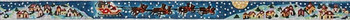 331 Santa and Reindeer 1 1/8" 18 Mesh Belt The Meredith Collection 38.5 inches