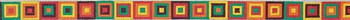 347 Colorful Squares 1 1/8" 14 Mesh Belt The Meredith Collection 38.5 inches