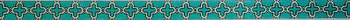 611b Moraccan Tile - Teal 1 1/8" 18 Mesh Belt The Meredith Collection 38.5 inches