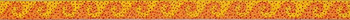 560a Yellow/Orange Wave 1 1/8" 18 Mesh Belt The Meredith Collection 38.5 inches