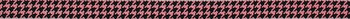 600a Hounds tooth - Pink and Black  1 1/8" 18 Mesh Belt The Meredith Collection 38.5 inches