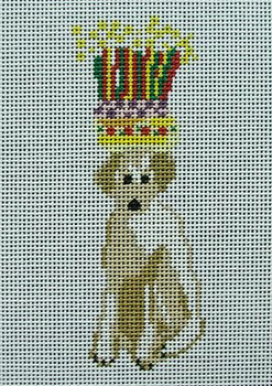 SVG653 Golden Dog w/Cake 15 X 7 13 Mesh Cooper Oaks Designs