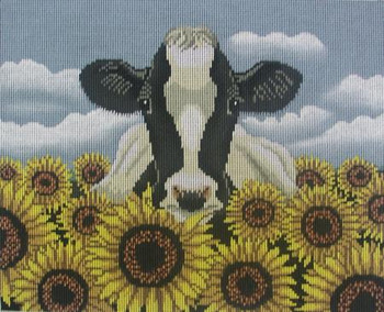 LH8002 Surrounded by Sunflowers 10X12 13 Mesh Cooper Oaks Designs