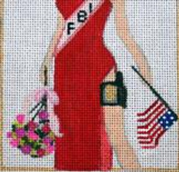 M182 4 x 4 Miss Congeniality 18 Mesh Melissa Prince Designs 