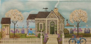 MC-SS02 Cottage by the Sea 16x8 18 Mesh Mary E. Charles
