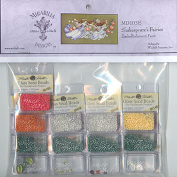 MD103E Mirabilia Designs Shakespeare's Fairies  Embellishment Pack 09-2188 