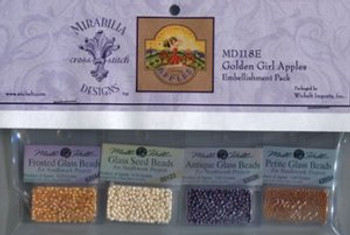 MD118E Mirabilia Designs Golden Girl Apples  Embellishment Pack