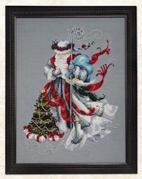 MD100 Mirabilia Designs Winter White Santa 09-1408 