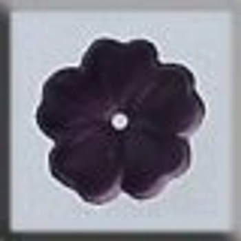 12007 Mill Hill Glass Treasure 5 Petal Flower Matte Amethyst